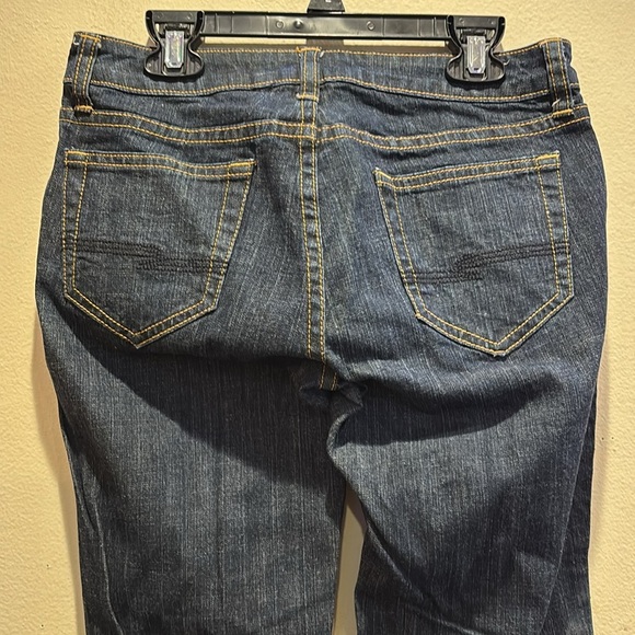 Arizona Women's Indigo Straight Leg Jeans - Picture 2 of 4